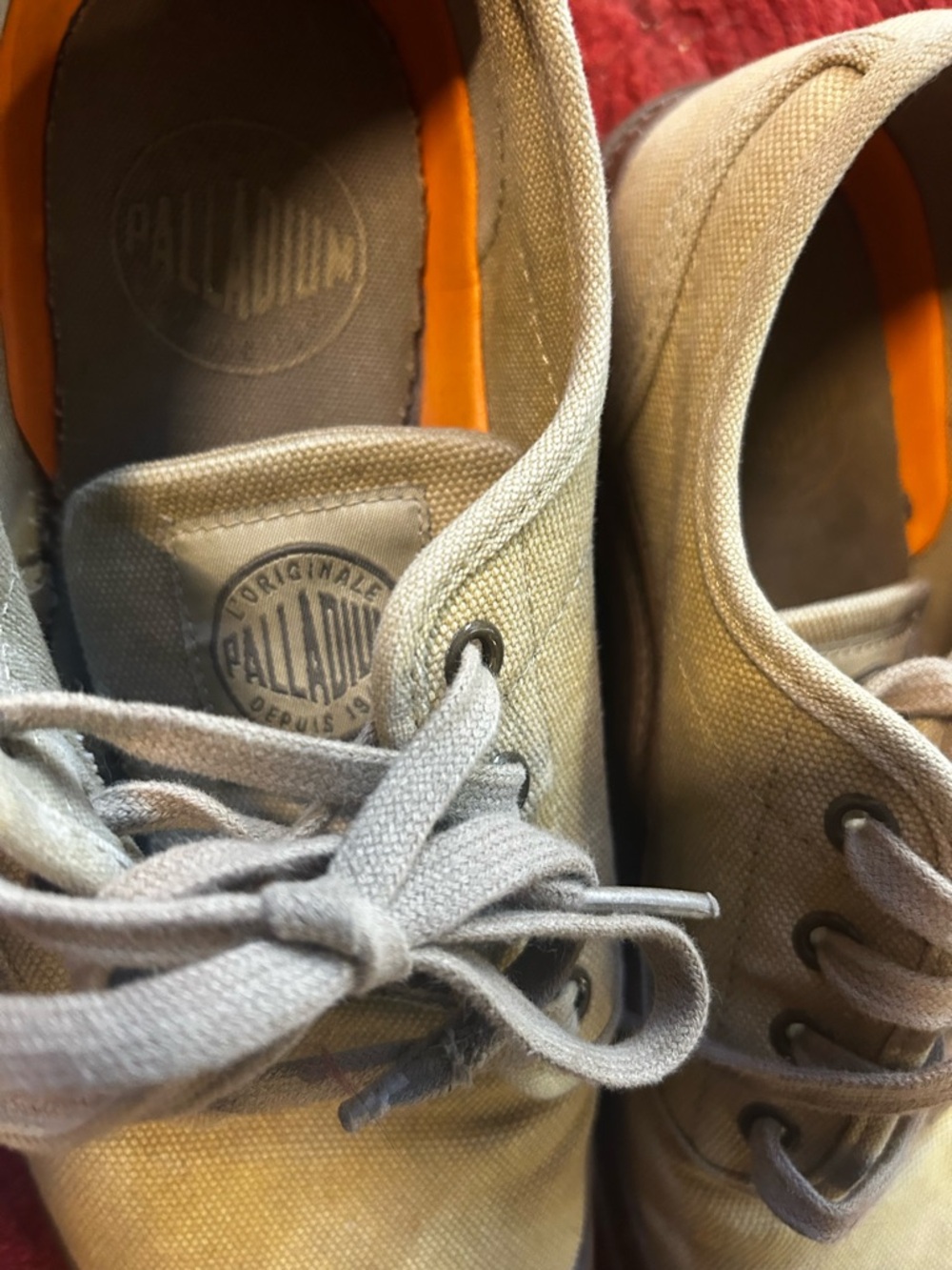Palladium Low cut Canvas - in Beige - Picture 5 of 5